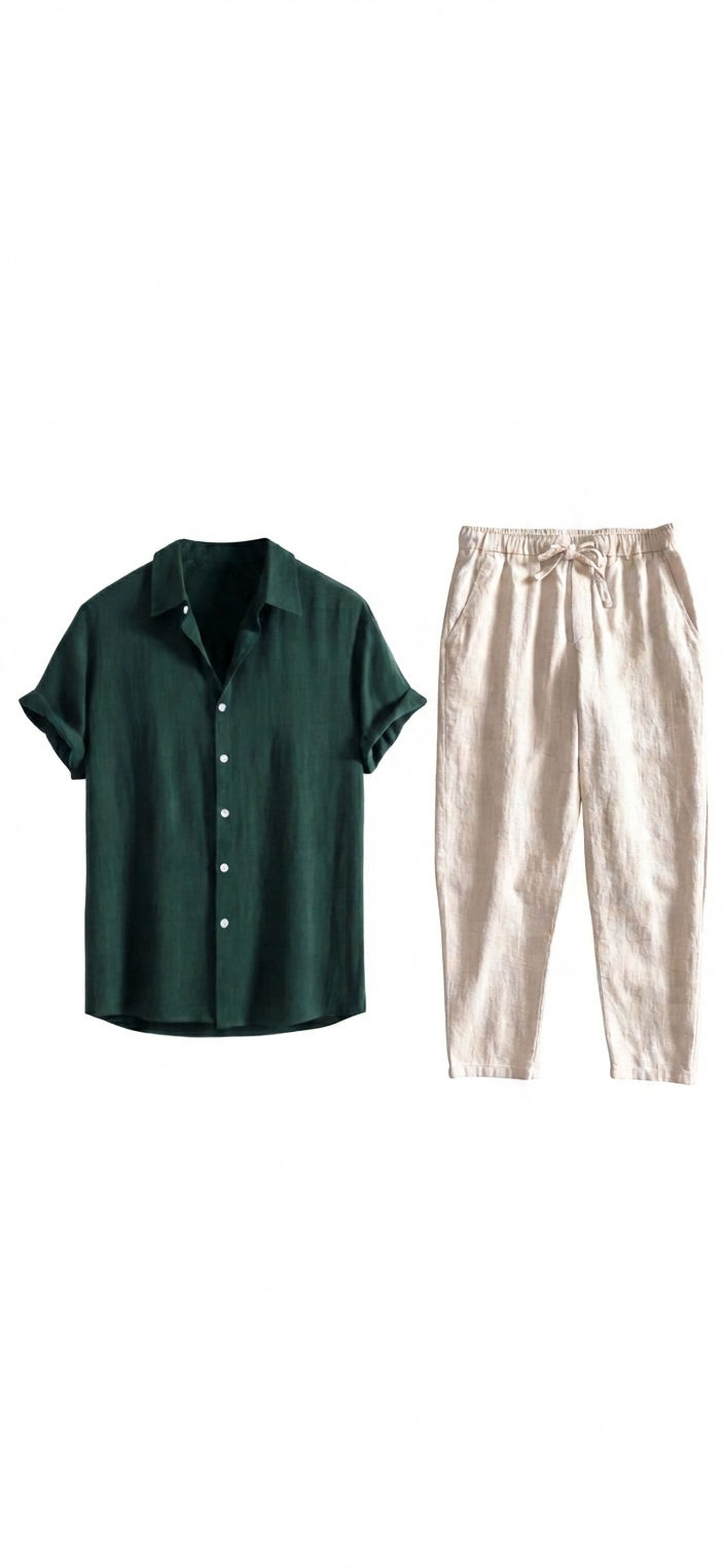 Mykonos Linen Set